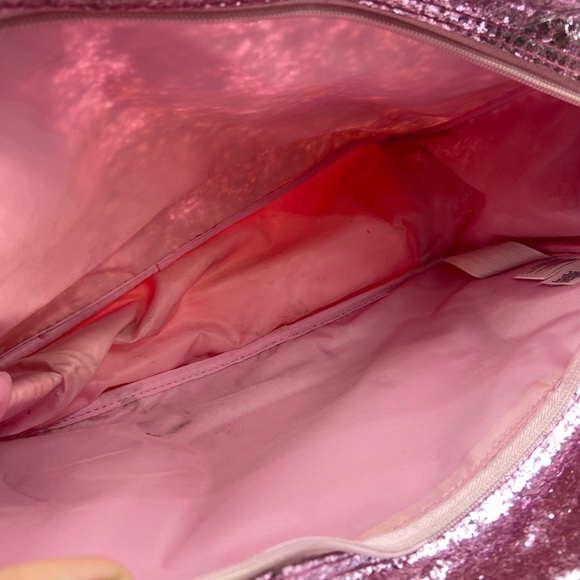 Disney Princess Travel Suitcase Bag Shoulder Strap Pink Sparkly - Picture 6 of 8